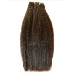 FULL LACE GLUELESS KINKY STRAIGHT 12"