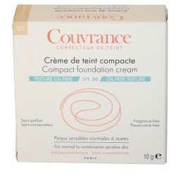 Couvrance correcteur de Teint, Crème de Teint Compact Texture Oil-Free-01