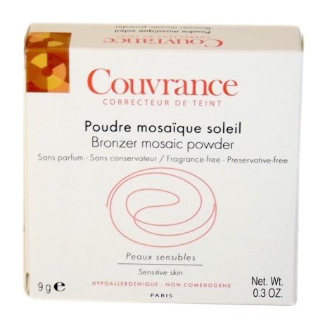 Couvrance correcteur de Teint, Poudre Mosaique Soleil,peau sensible