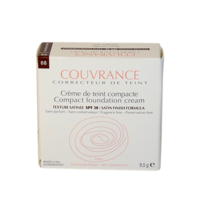 Couvrance correcteur de Teint, Crème de teint  compacte. SPF30-08