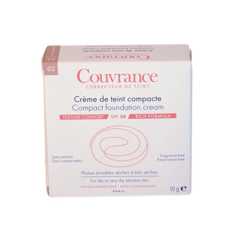 Couvrance correcteur de Teint, Crème de teint  compacte. SPF30-02