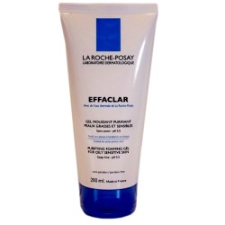 La Roche Posay,EFFACLAR ,Gel Moussant Purifiant ,peaux grasses et  sensibles 