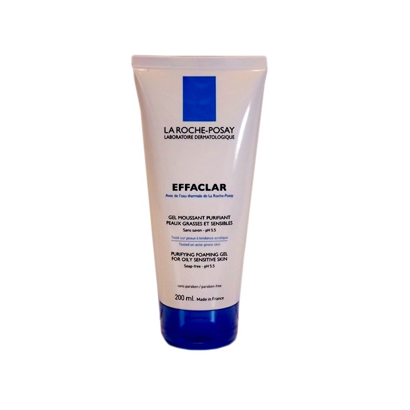 La Roche Posay,EFFACLAR ,Gel Moussant Purifiant ,peaux grasses et  sensibles 