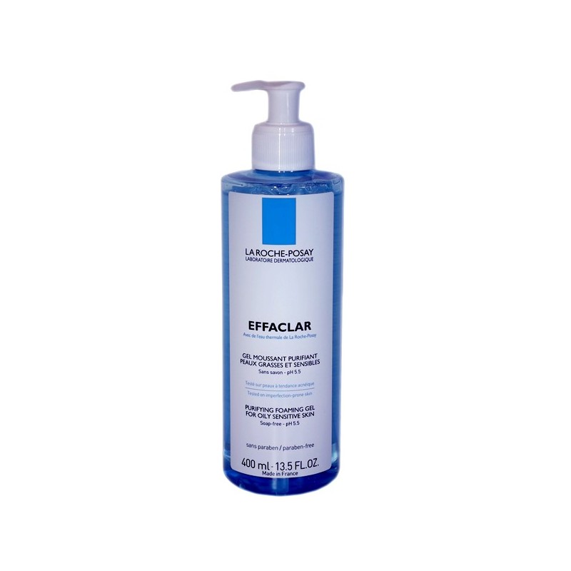 La Roche Posay, EFFACLAR, Gel Moussant Purifiant ,peaux grasses et sensibles