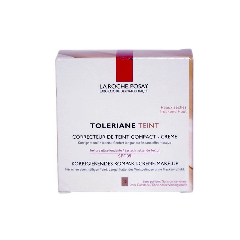 La Roche Posay, TOLERIANE TEINT CORRECTEUR DE TEINT COMPACT - CREME. SPF 35