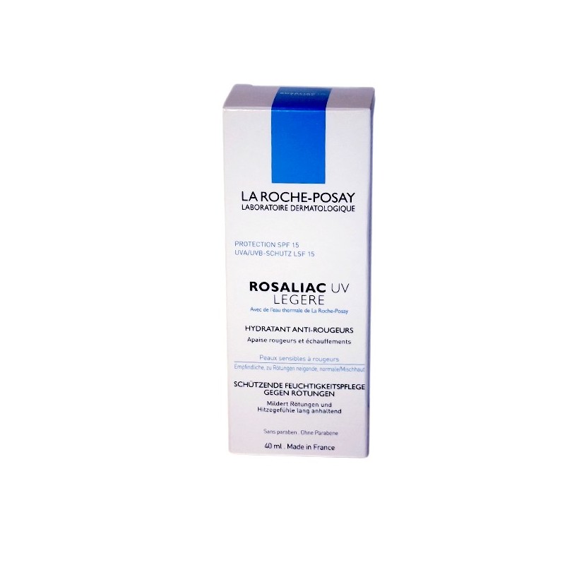 La Roche Posay, protection SPF 15, ROSALIAC UV LEGERE,hydratant, Anti-rougeurs