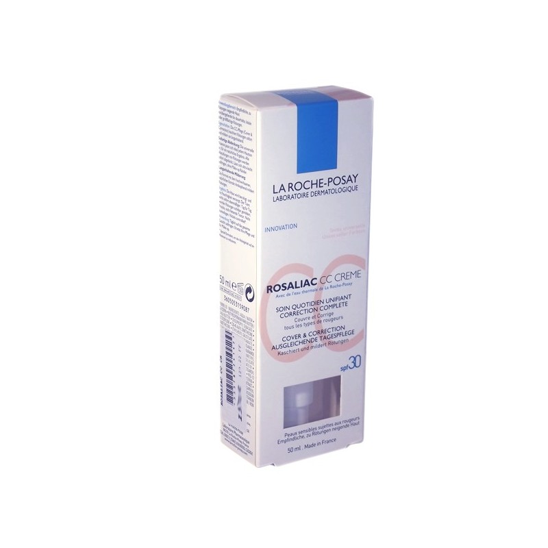 La Roche Posay, Innovation ,ROSALIAC CC CREME,,soin quotidien unifiant SPF 30