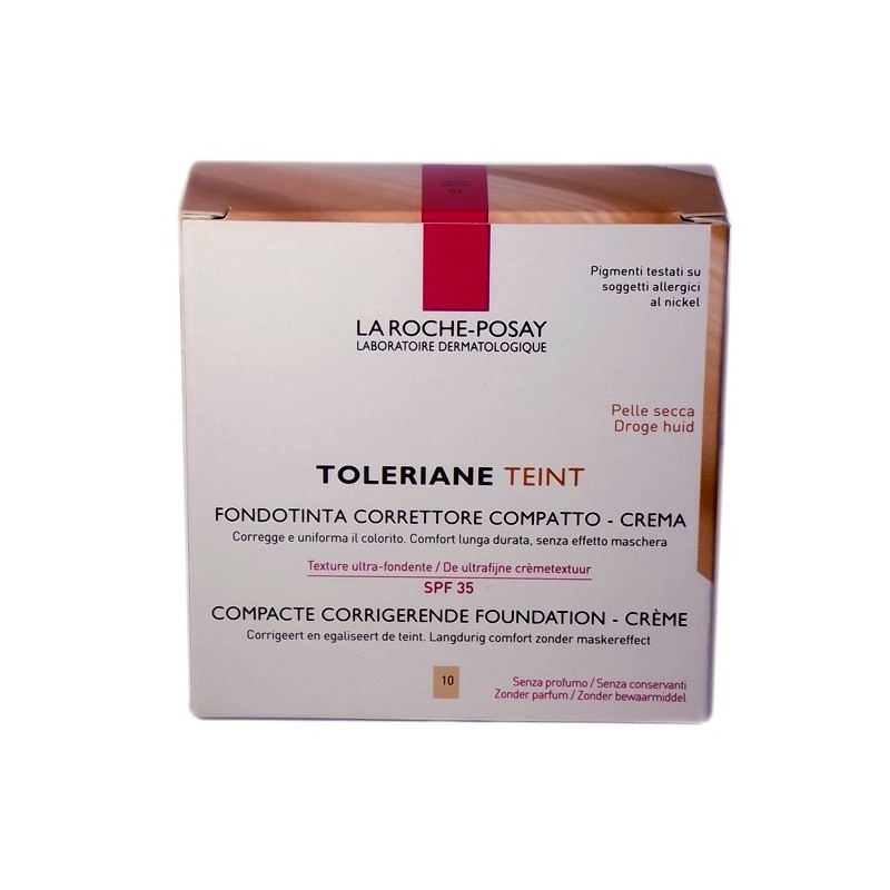 La Roche Posay, TOLERIANE TEINT CORRECTEUR DE TEINT COMPACT - CREME. SPF 35,corrige et unifie