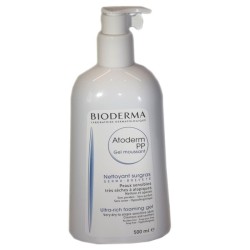 Bioderma Atoderm PP,Gel moussant Nettoyant surgras