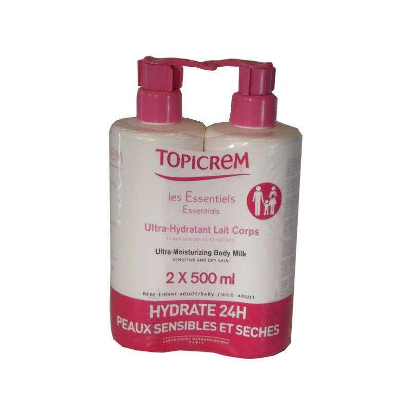 topicrem, les essentiels ultra hydratant-Hydrate 24H