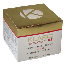 Klaris de Suisse +, Crème de nuit Clarifiante Uni Tone, clarifying Night Cream, 