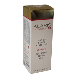 Klaris de Suisse +, Lait de beauté clarifiant Uni tone, Clarifying beauty Milk