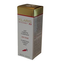 Klaris de suisse +, Lait carotte Clarifiant, uni tone, Clarifying carrot Milk