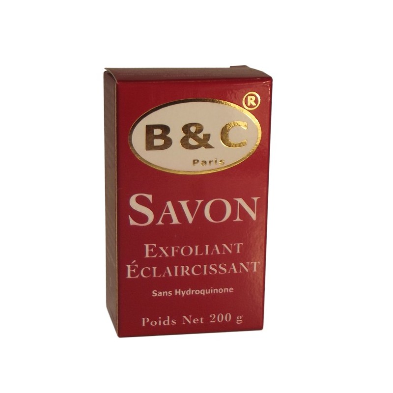  Savon Exfoliant Eclaircissant  Sans Hydroquinone .B & C Paris -